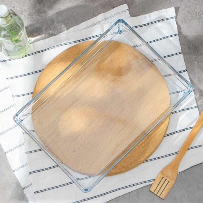 Форма для выпечки и запекания из жаропрочного стекла, 36,7×25,7×6 см Форма для выпечки и запекания из жаропрочного стекла, 36,7×25,7×6 см