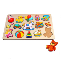 Развивающая доска большая &laquo;Игрушки&raquo; 15 деталей