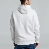 Толстовка на молнии с капюшоном унисекс King, белая, размер XL