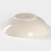 Тарелка керамическая глубокая Доляна &laquo;Подсолнух&raquo;, 540 мл, d=18 см, цвет зелёный