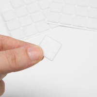 Накладка мебельная ТУНДРА, 19 х 19 мм, квадратная, белая, 32 шт. Накладка мебельная ТУНДРА, 19 х 19 мм, квадратная, белая, 32 шт.