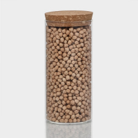 Банка стеклянная для хранения сыпучих продуктов BellaTenero &laquo;Классика&raquo;, 800 мл, 8,5&times;19 см, с пробковой крышкой