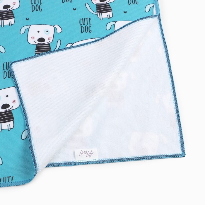 Полотенце-пончо детский LoveLife Cute Dogs 60х120 см, 100% пэ, 225 г/м2 Полотенце-пончо детский LoveLife Cute Dogs 60х120 см, 100% пэ, 225 г/м2