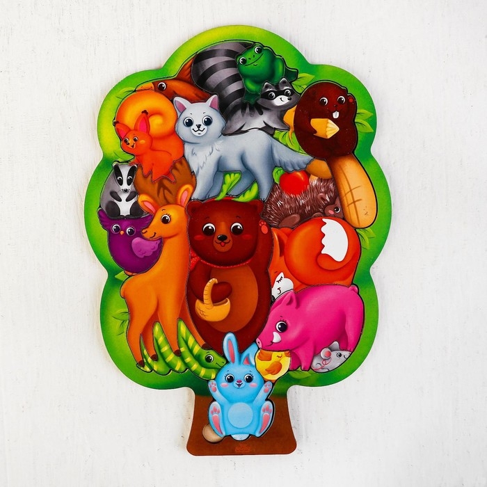 Головоломка &laquo;Лесные животные&raquo; 28х20 см