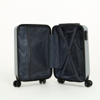 Чемодан малый 47 л (S) Goran Tomp, отдел на молнии, кодовый замок, 4 колеса, цвет серый Чемодан малый 47 л (S) Goran Tomp, отдел на молнии, кодовый замок, 4 колеса, цвет серый