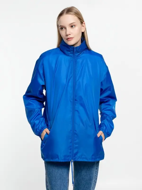 Ветровка унисекс Shift ярко-синяя, размер XS Ветровка унисекс Shift ярко-синяя, размер XS