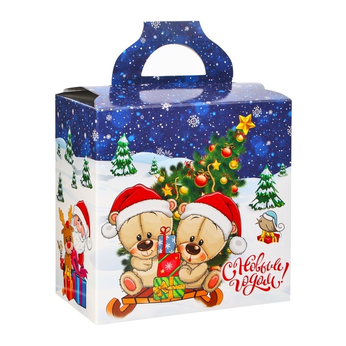Новый год. Новогодний набор конфет "Мишки", 260 г