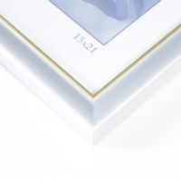 Фоторамка пластик "Офис 8" 15х21 см, серебро