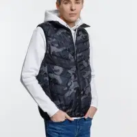 Жилет с подогревом Thermalli Valmorel, серый камуфляж, размер XXL