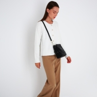 Сумка кросс-боди на молнии, цвет чёрный