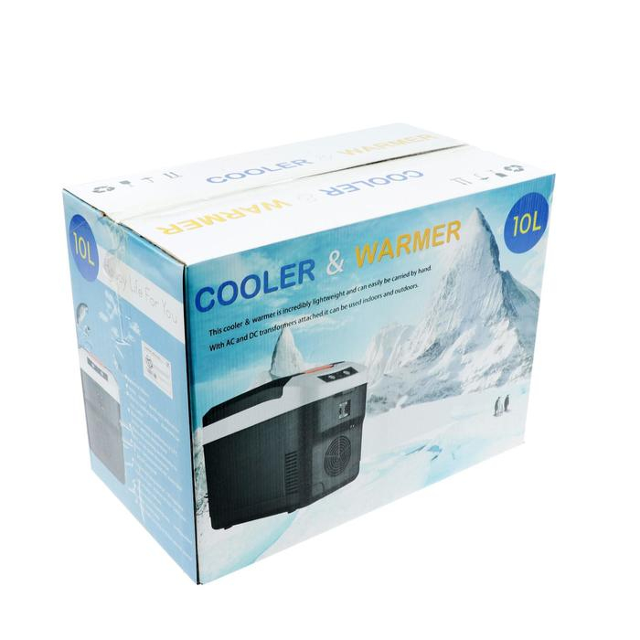 Автохолодильник 10 л, 12/24/220 В, 68 Вт, -5/+65&deg;С, LED дисплей