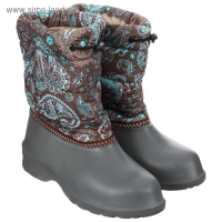 Сапоги комбинированные с фиксатором, искусственный мех, размер 39, цвета микс Сапоги комбинированные с фиксатором, искусственный мех, размер 39, цвета микс