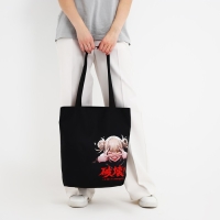 Шопер Аниме, 40х12х38, цвет чёрный Шопер Аниме, 40х12х38, цвет чёрный