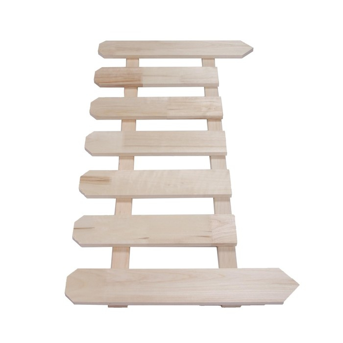 Ограждение декоративное, 45 &times; 110 см, 1 секция, дерево, &laquo;Двойные скосы&raquo;, Greengo