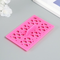 Штамп пластик "Ромб с брюликом"12,8х7.5 см Штамп пластик "Ромб с брюликом"12,8х7.5 см