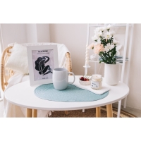 Кружка керамическая Доляна &laquo;Классика&raquo;, 680 мл, 14&times;10&times;12,6 см, цвет белый