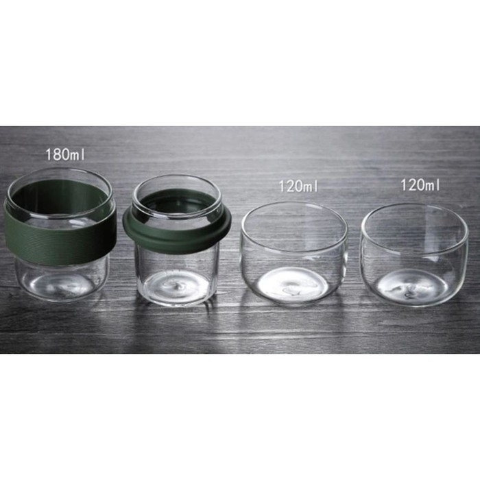 Портативный чайный сервиз в чехле, чехол 15 х 8 см