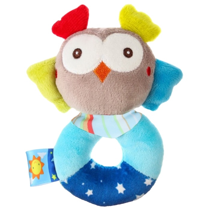 Погремушка мягкая на кольце &laquo;Совушка&raquo;, Крошка Я