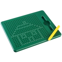 Планшет обучающий &laquo;Магнитное рисование: Ми-ми-мишки&raquo;, 380 отверстий, цвет зелёный