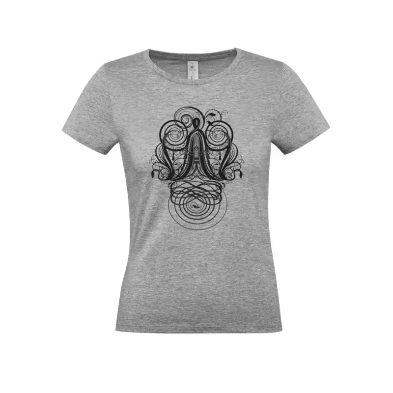 Футболка женская &laquo;Антиква А&raquo;, серый меланж, размер S