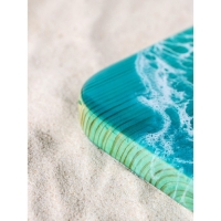 Доска разделочная авторская Adelica, с эпоксидной пищевой смолой, 17×38×2,5 см, цельный кедр, рисунок МИКС Доска разделочная авторская Adelica, с эпоксидной пищевой смолой, 17×38×2,5 см, цельный кедр, рисунок МИКС