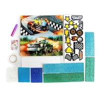 Набор для творчества &laquo;Пазл-аппликация&raquo; тачки