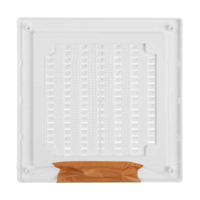 Решетка вентиляционная ZEIN Люкс ЛРР200В, 200 х 200 мм, с сеткой, разъемная, регулируемая