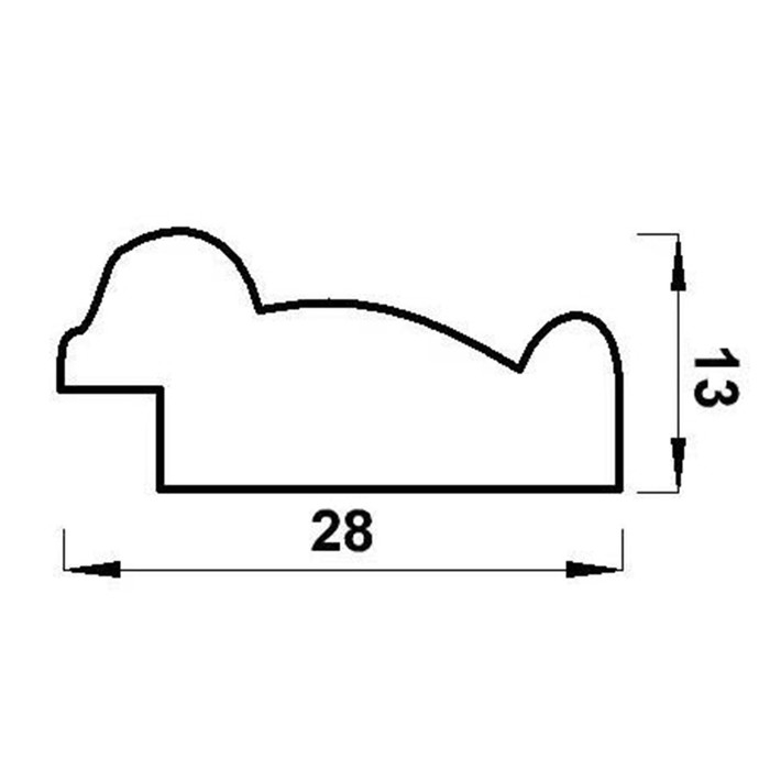 Рама для картин (зеркал) 30 х 40 х 2,8 см, пластиковая, Calligrata 6448, вишня с золотом Рама для картин (зеркал) 30 х 40 х 2,8 см, пластиковая, Calligrata 6448, вишня с золотом