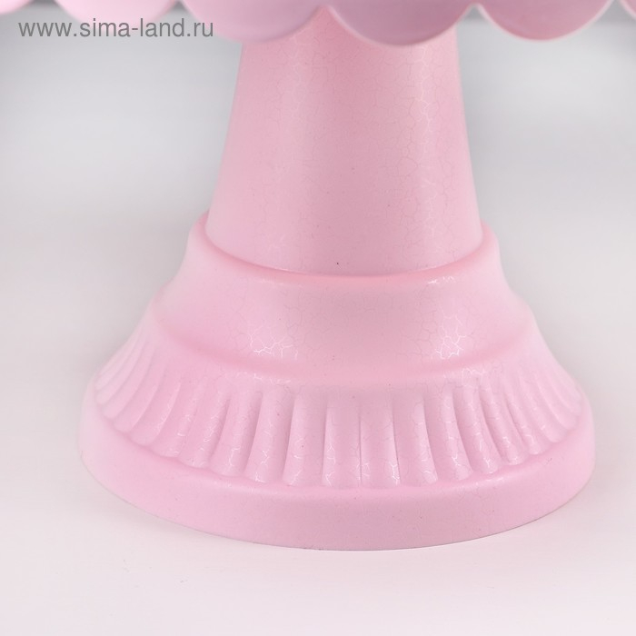 Тортовница с крышкой, 32,5&times;32,5&times;34 см, цвет МИКС