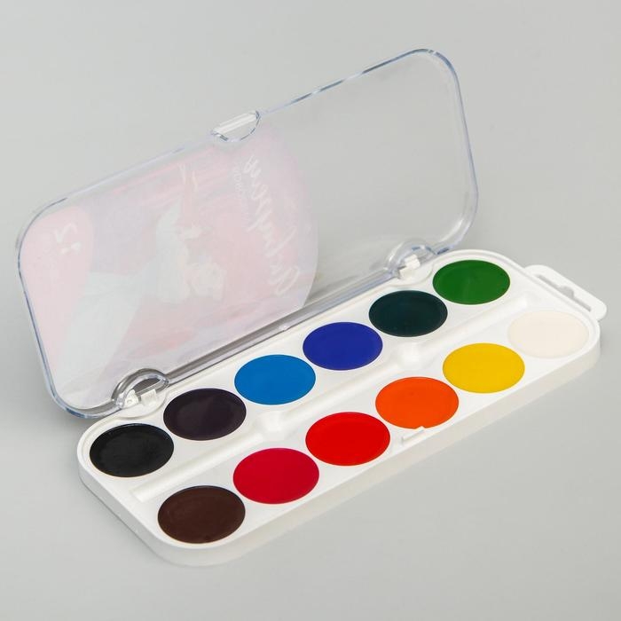 Акварель медовая &laquo;Человек-паук&raquo;, 12 цветов, без кисти