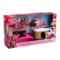 Игровой набор &laquo;Путешественницы&raquo; машина с прицепом, вертолёт, куклы, аксессуары