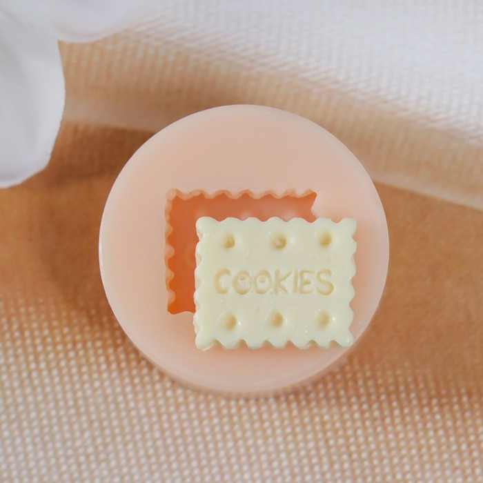 Молд силикон Молд силикон "Печенье" 1,5х1,3 см МИКС