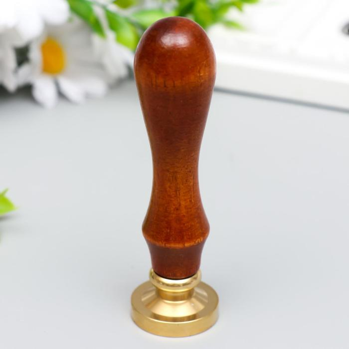 Печать для сургуча с деревянной ручкой Печать для сургуча с деревянной ручкой "Единорог с крыльями" 9х3х3 см