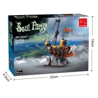 Конструктор Пираты &laquo;Фрегат на рифе&raquo;, 154 детали