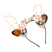 Карнавальный ободок &laquo;Ушки с цветами&raquo;