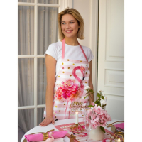 Фартук Этель "Pink flamingo" 60х65 см, 100% хлопок, саржа 190 гр/м2 Фартук Этель "Pink flamingo" 60х65 см, 100% хлопок, саржа 190 гр/м2