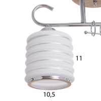 Люстра "Алета" 2х40Вт Е27 Хром МОДЕЛЬ: 2800430 Люстра "Алета" 2х40Вт Е27 Хром МОДЕЛЬ: 2800430