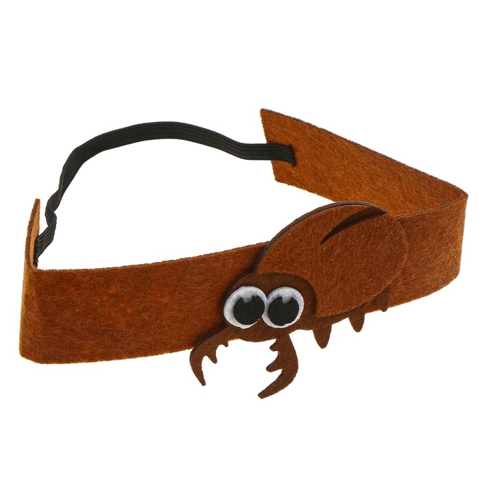 Карнавальный набор &laquo;Весёлые насекомые&raquo;: повязка и жук из фетра, 3&ndash;7 лет
