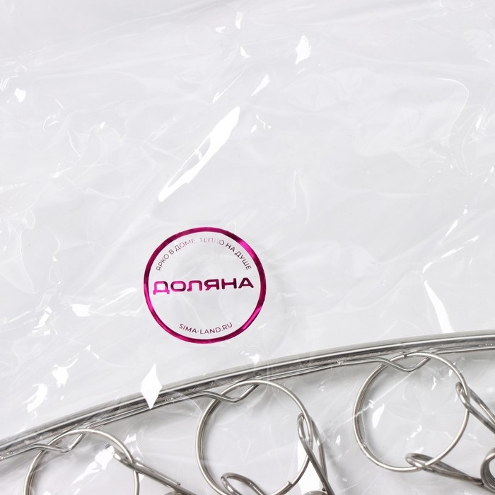 Сушилка для белья Доляна, 10 прищепок, 45×1×19 см Сушилка для белья Доляна, 10 прищепок, 45×1×19 см