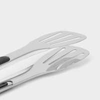 Щипцы кухонные Доляна Chrome, 23,5 см нержавеющая сталь, цвет чёрный Щипцы кухонные Доляна Chrome, 23,5 см нержавеющая сталь, цвет чёрный