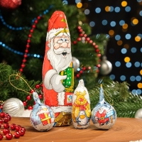 Шоколад молочный фигурный "Новогодние игрушки", 100 г