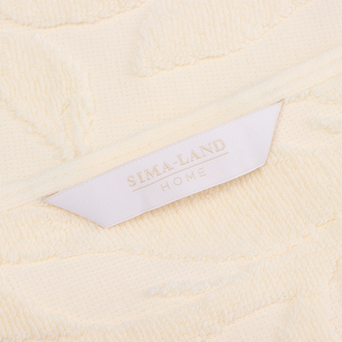 Полотенце махровое SL HOME: Boho "Айвори" 50х90 см, 100% хлопок, 520 г/м2