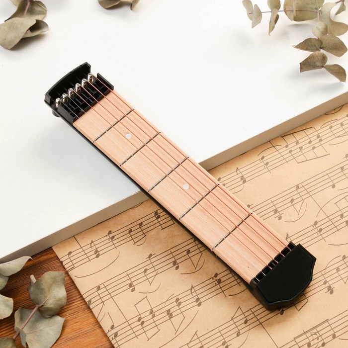 Тренажёр гитариста гриф Music Life, черный, 27 х 6 х 3 см Тренажёр гитариста гриф Music Life, черный, 27 х 6 х 3 см