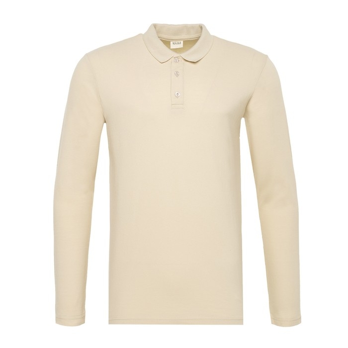 Джемпер мужской из пике MINAKU цвет бежевый, р-р 48