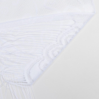 Тюль на кухню без шторной ленты, размер 170х140 см, цвет белый, 100% полиэстер Тюль на кухню без шторной ленты, размер 170х140 см, цвет белый, 100% полиэстер