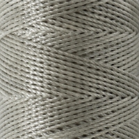 Нитки вощёные, круглые, 300D/3, 0,35 мм, 60 &plusmn; 2 м, цвет серый