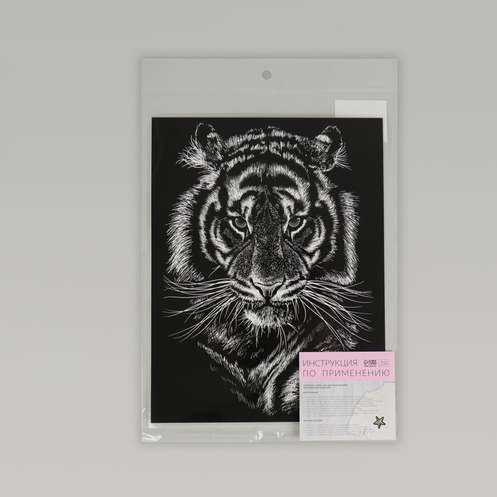 Термотрансфер &laquo;Портрет тигра&raquo;, 22 &times; 28 см, цена за 1 лист