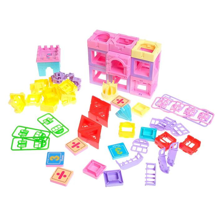 Магнитный конструктор &laquo;Замок&raquo;, 70 деталей