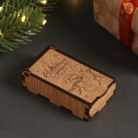 Новогодняя шкатулка "Снеговик" 7х4х2 см Новогодняя шкатулка "Снеговик" 7х4х2 см