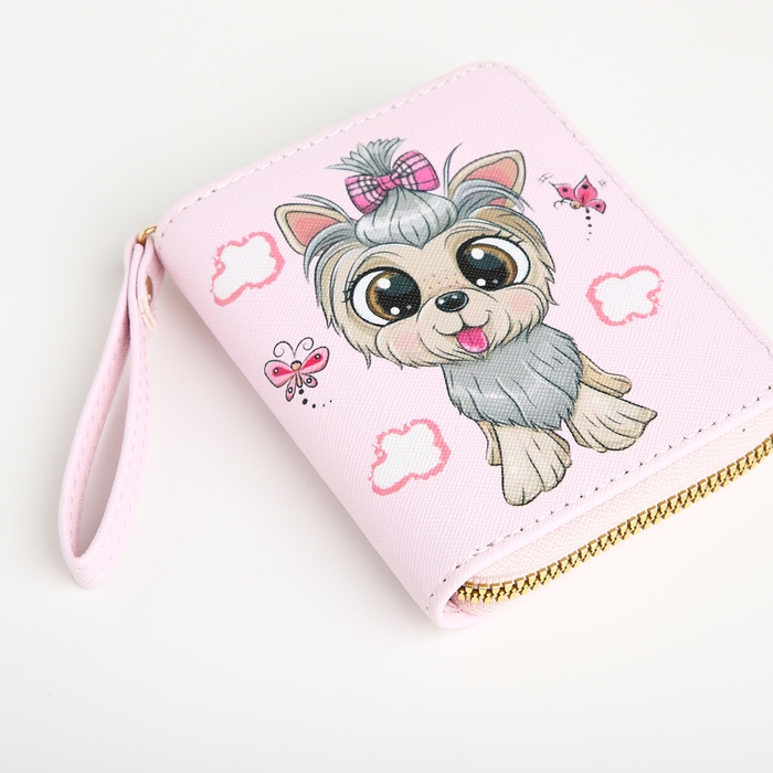 Кошелёк на молнии, цвет розовый Кошелёк на молнии, цвет розовый